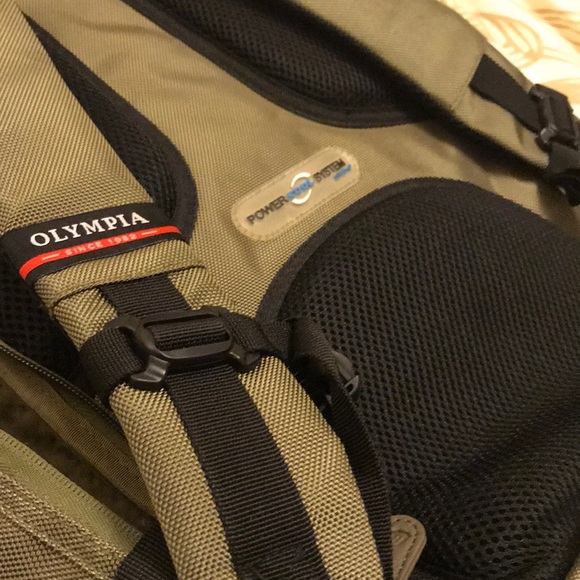 Olive Green Olympia Backpack 22L Capacity (NEW) - Picture 14 of 16